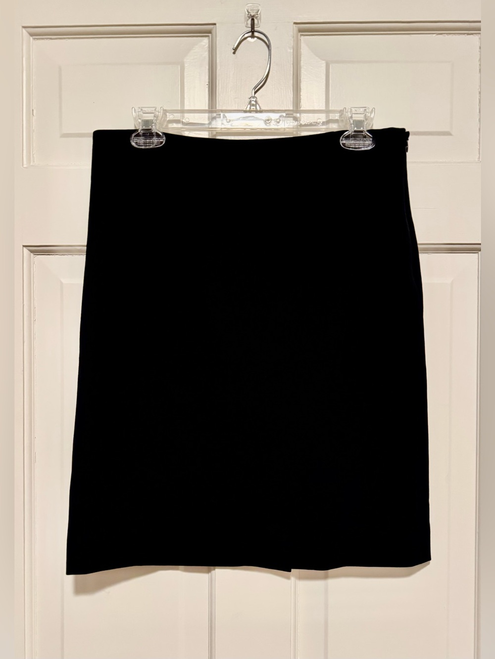 MM Lafleur—4, Black Skirt w/ Hidden Side Zip, Back Vent, & Stretch (21” long)